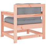 vidaXL Chaises de jardin avec coussins lot de 2 bois massif douglas