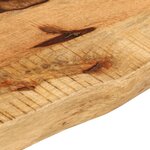vidaXL Dessus de table 100x40x2 5cm bord vif bois massif manguier brut