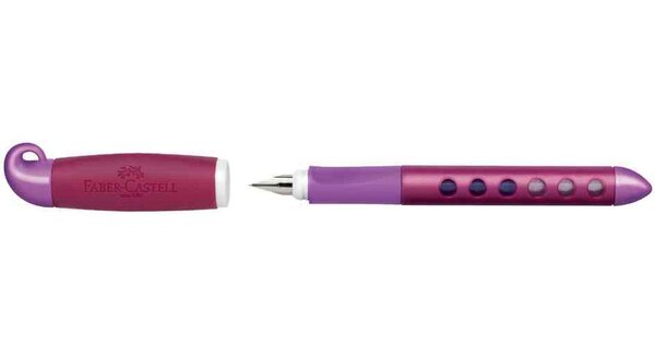 Stylo plume Educatif Scribolino Droitier Mûre FABER-CASTELL