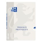 Cahier TP OPENFLEX 24x32 cm 40 p Seyès 90g + 40 p unies 120g coloris aléatoire OXFORD