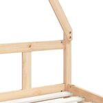vidaXL Cadre de lit pour enfant 90x190 cm Bois de pin massif