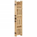 vidaXL Cloison de séparation 4 panneaux 160x165 cm Bois de manguier