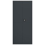 vidaXL Classeur anthracite 90x40x200 cm Acier