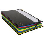 Trieur Rigide Ordonator Dos Extensible 12 Compartiments - Noir - X 6 - Exacompta