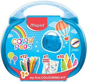 Ma première valise à dessin COLOR'PEPS, 23 pièces