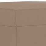 vidaXL Repose-pied Cappuccino 60x50x41 cm Similicuir