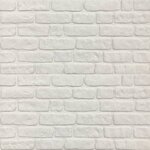 vidaXL Panneaux muraux 3D avec design de brique blanc 11 Pièces EPS