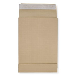 Lot de 100 enveloppes pochettes kraft armé à soufflet marron 229 x 324 + 50 mm