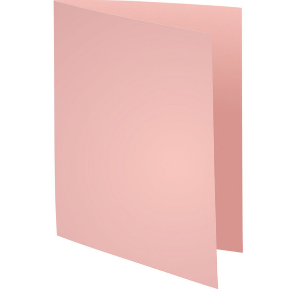 Paquet de 100 chemises Foldyne 250 Rose EXACOMPTA