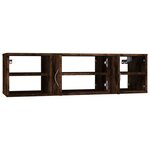 vidaXL Étagère murale chêne fumé 102x30x29 cm bois d'ingénierie