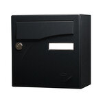 Boîte aux lettres Préface compact noir sablé ral 2100 ms