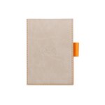 Porte-bloc Simili Cuir 8.4 x 11.5 cm+ bloc N°11 - Beige