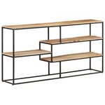 vidaXL Buffet 150x30x75 cm Bois de manguier brut