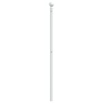 vidaXL Tête de lit métal blanc 200 cm