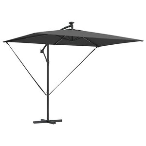 vidaXL Parasol Anthracite 294 x 200 x 270 cm Polyester et Aluminium