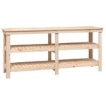 vidaXL Banc de travail 181x50x80 cm Bois de pin massif