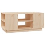vidaXL Table basse 90x49x40 5 cm Bois massif de pin