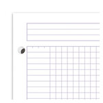 International Notebook Connect Cahier spirale A4+ 23 x 29,5 cm perforé 4 trous - petits carreaux 5x5 - 160 pages - compatible SCRIBZEE®