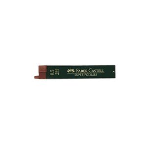 Boîte de 12 mines 0 5 mm Super Polymère 9065 S 2H FABER-CASTELL
