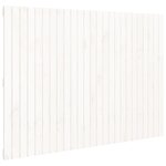 vidaXL Tête de lit murale Blanc 159 5x3x110 cm Bois massif de pin