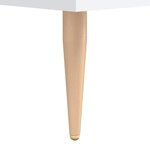 vidaXL Buffet blanc 90x34x80 cm bois d'ingénierie