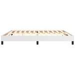 vidaXL Cadre de lit Blanc 200x200 cm Similicuir