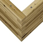 vidaXL Jardinière 90x60x45 5 cm bois de pin imprégné