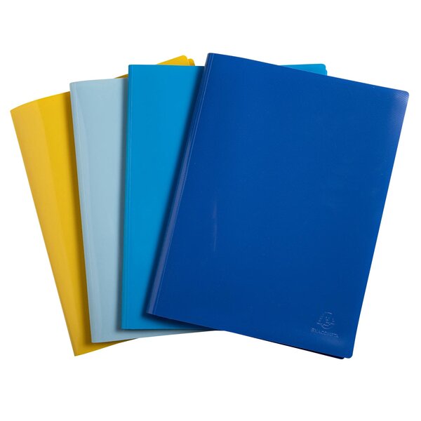 Protège-documents En Pp Recyclé Semi-rigide Beeblue 60 Vues - A4 - Couleurs Assorties - X 12 - Exacompta
