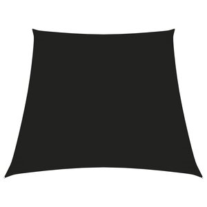 vidaXL Voile de parasol Tissu Oxford trapèze 2/4x3 m Noir