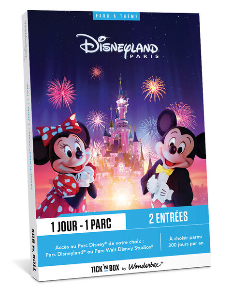 Coffret cadeau - TICKETBOX - Disneyland Paris 1 jour / 1 parc