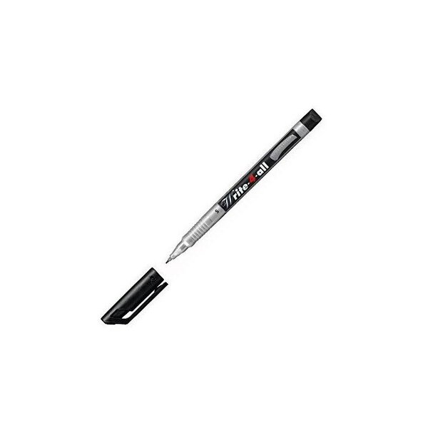 Stylo feutre permanent write-4-all pte superfine 0 4 mm noir x 10 stabilo