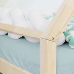Lit tipi enfant TAHUKA 80 x 160 vert sauge