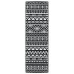 vidaXL Tapis d'extérieur noir 80x250 cm PP