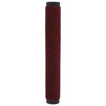 vidaXL Paillassons rectangulaires 2 Pièces 80 x 120 cm Rouge