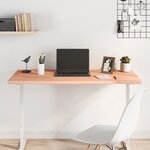 vidaXL Dessus de bureau 110x55x2 5 cm bois massif de hêtre