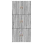 Cadre de lit de rangement vidaXL Gris Sonoma 100x200 cm