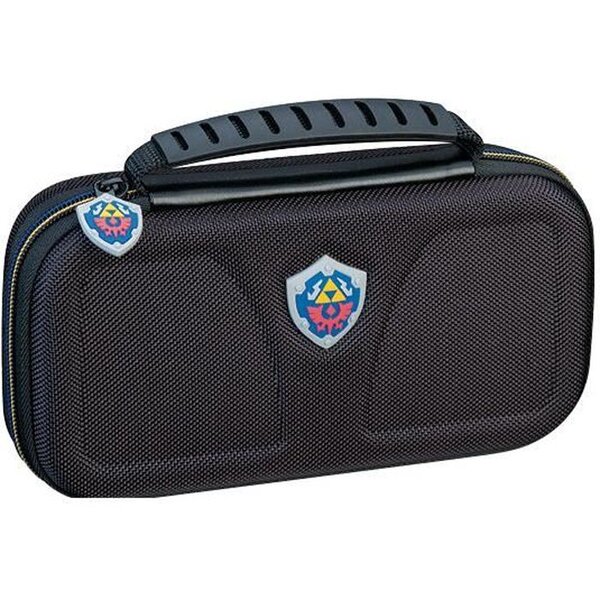 BigBen Pochette de transport Deluxe Zelda Hyrule Shield Noir pour Nintendo Switch Lite - 0663293111282