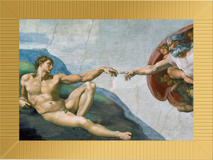 Monnaie CREATION OF ADAM Cappella Sistina 1/200 Oz Or 2$ Tokelau 2022