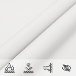 vidaXL Voile de parasol tissu oxford rectangulaire 3 5x4 5 m blanc