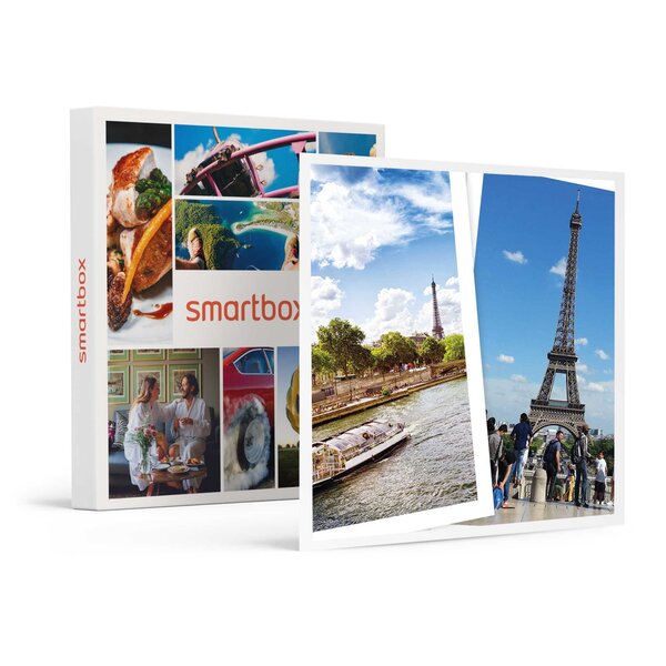 SMARTBOX - Coffret Cadeau Croisière d'1h sur la Seine et visite guidée de la tour Eiffel d'1h30 à Paris en duo -  Multi-thèmes