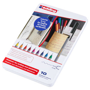 edding Feutres 10 Pièces Multicolore 55