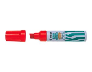 Marqueur Permanent SCA-6600 Corps Métal Pointe Biseau Extra large Rouge PILOT