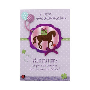 Carte Anniversaire - Joyeux anniversaire Félicitations et plein de bonheur...