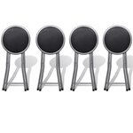 vidaXL Tabourets de bar pliables lot de 4 similicuir