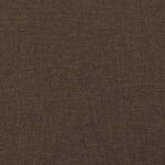 vidaXL Cadre de lit marron foncé 120x190 cm tissu