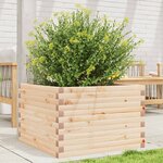 vidaXL Jardinière 70x70x45 5 cm bois de pin massif