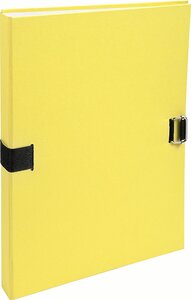 Chemise extensible fibres papier 100 recyclées coloris jaune EXACOMPTA