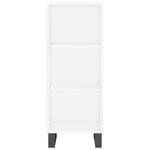 vidaXL Buffet haut Blanc brillant 34 5x32 5x180 cm Bois d'ingénierie