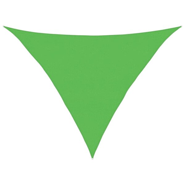 vidaXL Voile d'ombrage 160 g/m² Vert clair 5x5x6 m PEHD