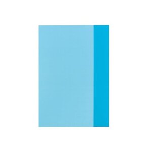 Protège-cahiers format A4 en PP bleu transparent HERLITZ